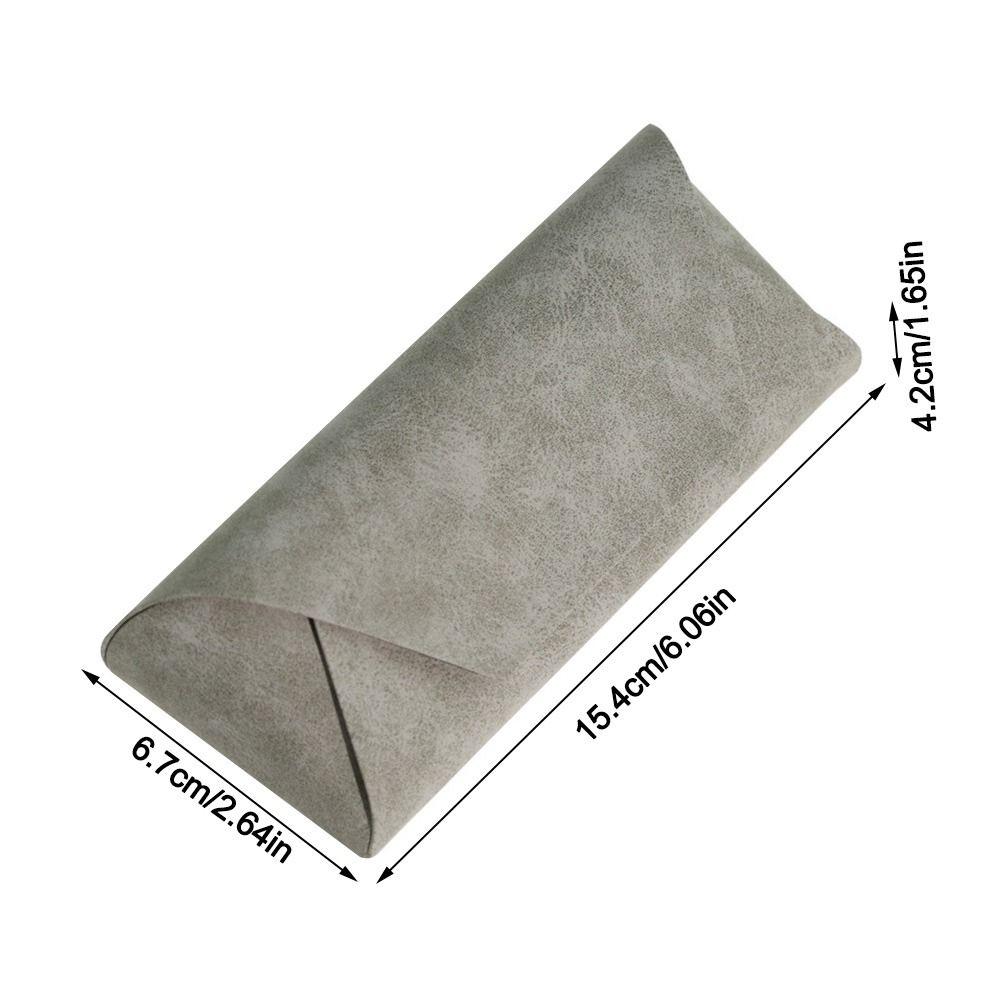 PU Leather Glasses Boxes Holder Stress Resistance Myopia Glasses Case Sunglasses Bag Men Women