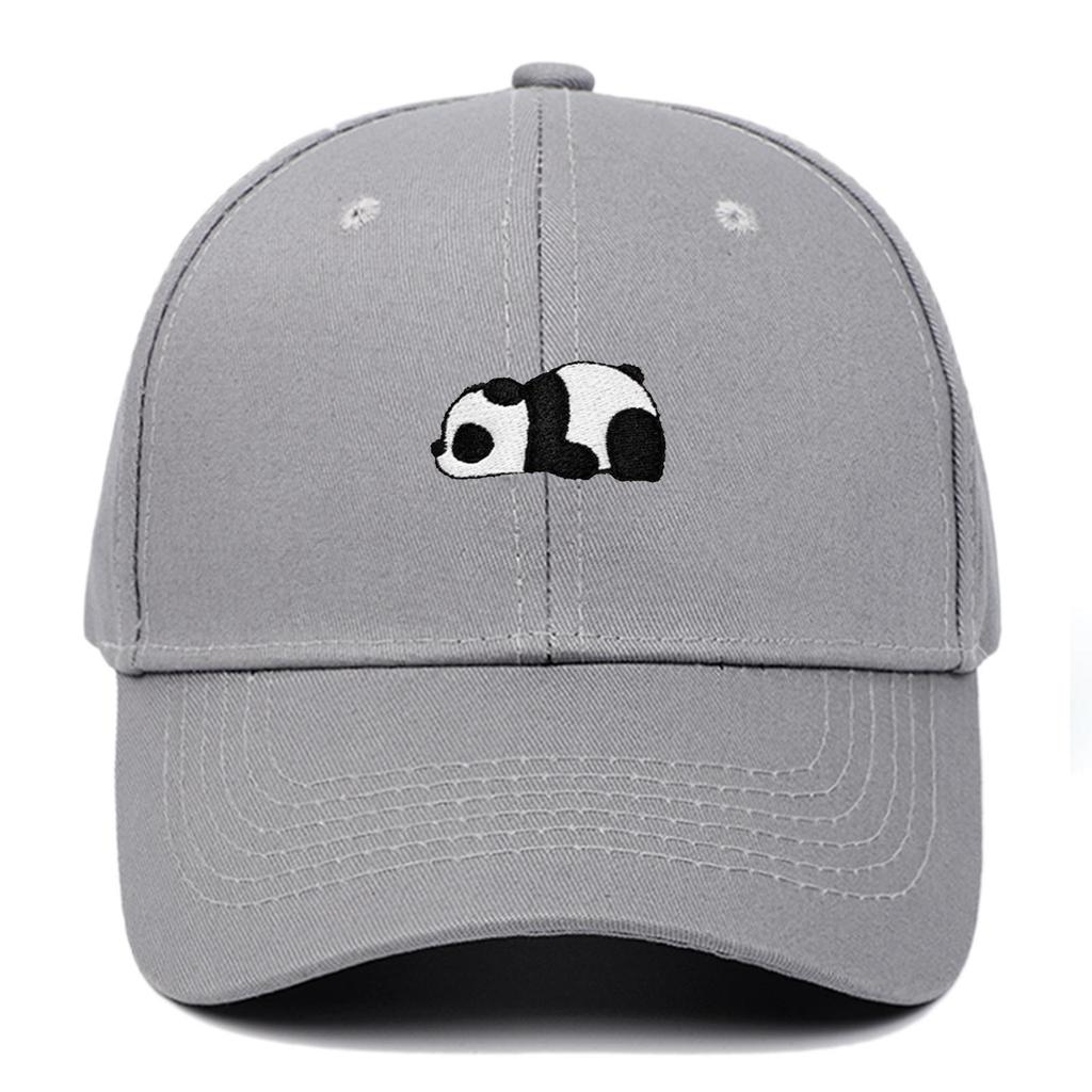 Panda Embroidery Baseball Cap - Unisex Summer Sports Hat, Custom Logo, Various Colors