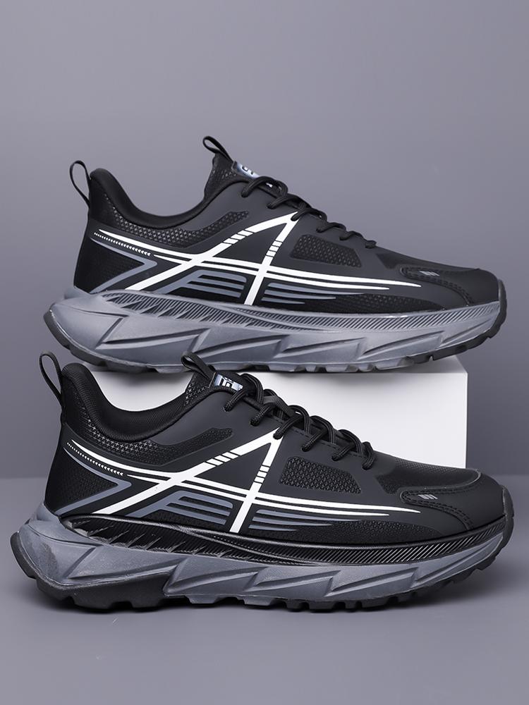 

Хорошее качество Мужская повседневная обувь Тренд Кроссовки для бега Мужская обувь Спортивная платформа Обувь для ходьбы Баскетбольная обувь Мужская Дышащая Прохладная 44 чёрный