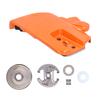 Chain Sprocket Clutch Cover Kit Fit for Husqvarna 353 351 350 346XP 345 Chainsaw