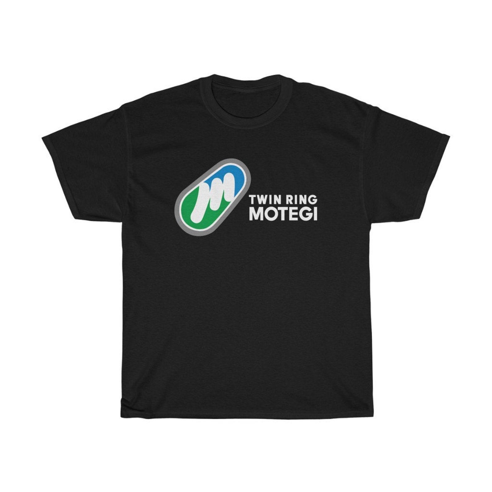 Motegi Twin Ring Circuit Symbol Track Map Icon Black T-Shirt Size S to 5XL M