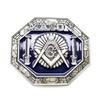 European & American Freemasonry Western Belt Buckle - Trendy Stonemason Design