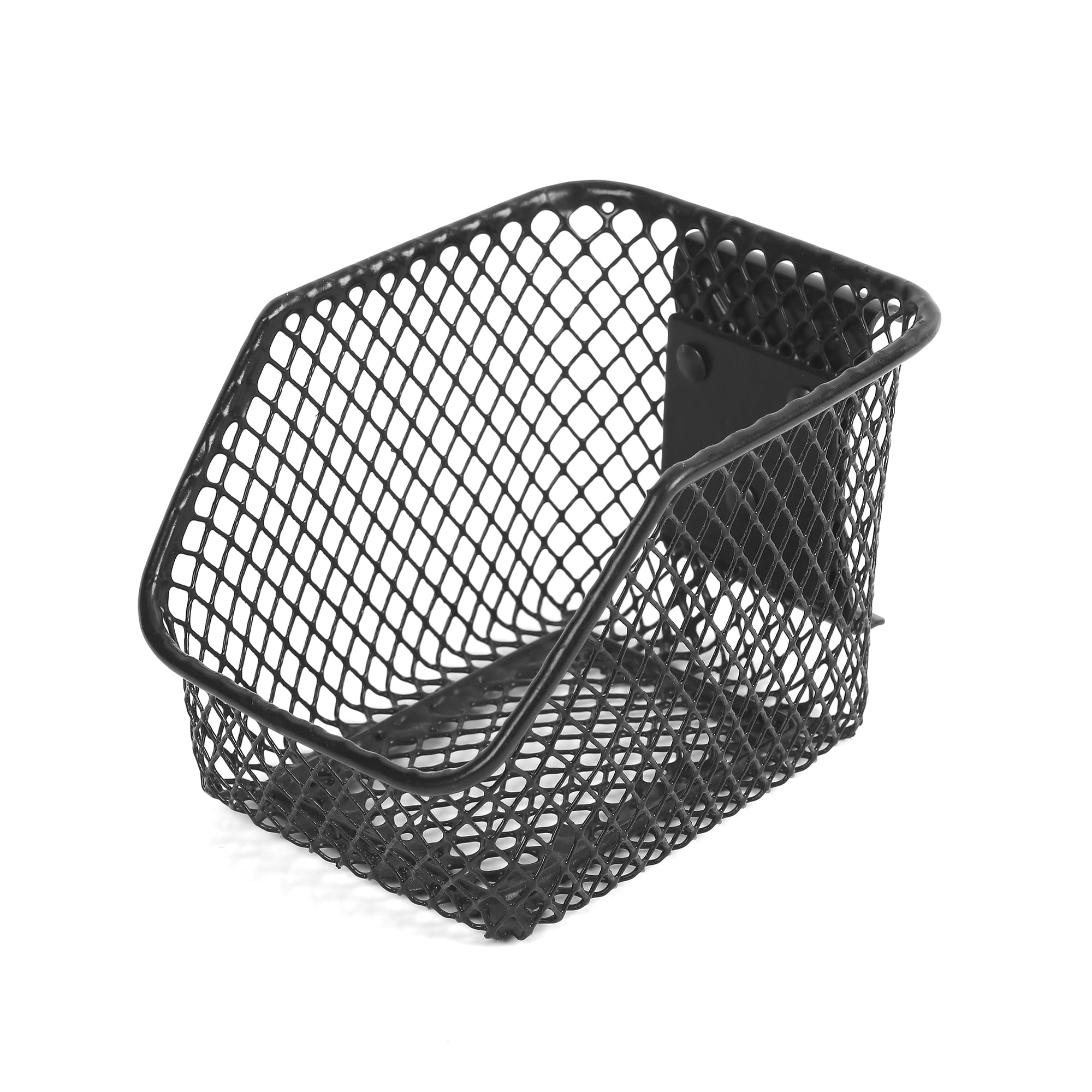 

4 in Metal Mesh Basket for Snap Rail System, Storage Hook, Black, 3.30 United States