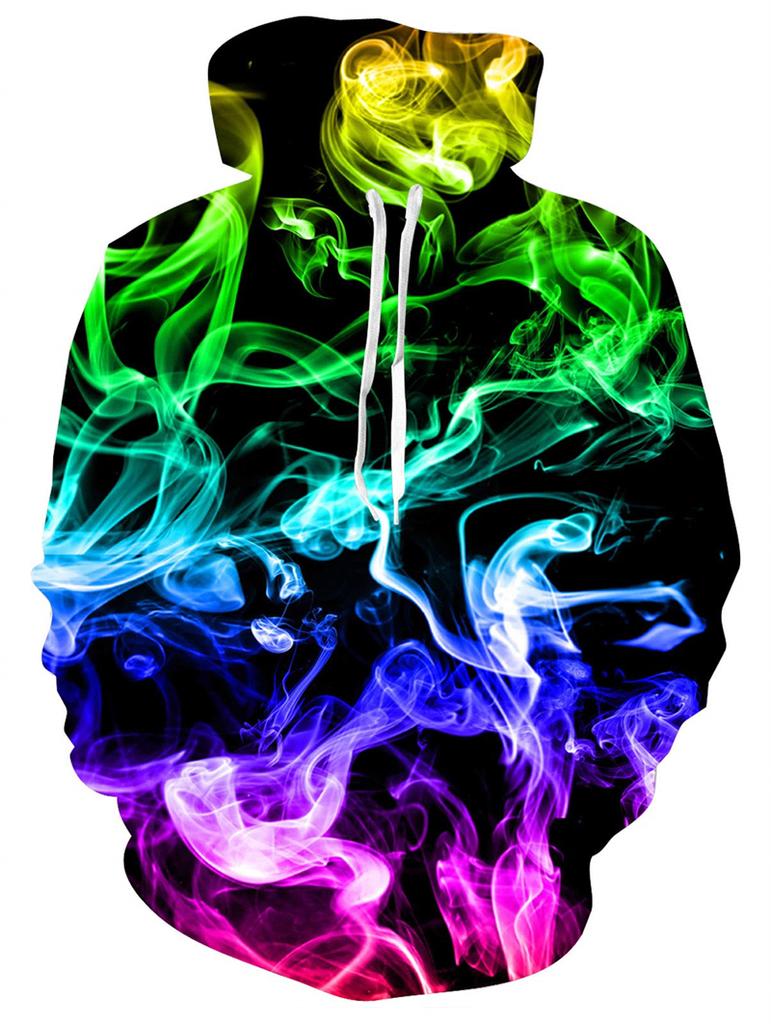 Men's Hoodies  Animal Cat Print 3D Patternv Hooded Spring Autumn Pullover Sweatshirt With Pocket Hoodie Streetwear Loose Comfortable