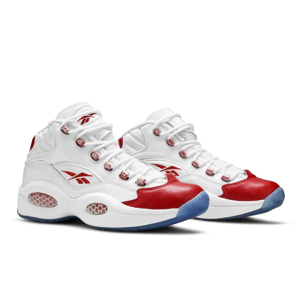 Reebok Question Mid 'White Pearlized Red' (Unisex) White / Pearlized Red Basketball Shoes 79757