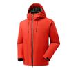 Graphene hooded cotton clothes for men with fleece in winter thickened warm cotton clothes outdoor charge cotton clothes and cotton clothes