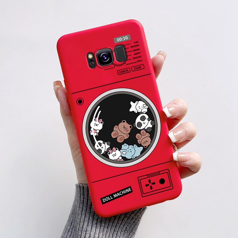 For Samsung Galaxy S8 Plus Case Galaxy S8 Shockproof Back Phone Cases For Samsung S8 GalaxyS8 Plus Cartoon Silicone Cover Bumper