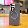 For Samsung Galaxy S26 Ultra S26 Edge S25 S24 Plus Case Magnetic Ring Holder Metal Lens 360° Rotating Ring Stand Protection Capa