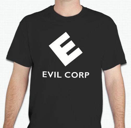 EVIL CORP Mr Robot Hackers T shirt Computer hacker S