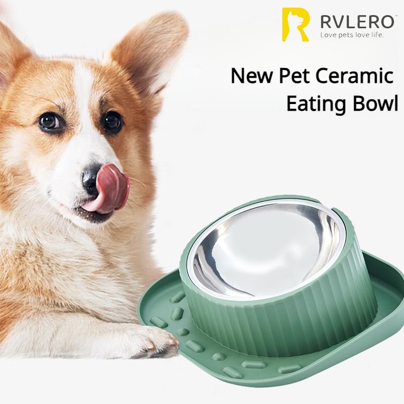 Cat Slanted Bowl Bowl Protection Neck Wide Mouth Detachable Stainless Steel Anti Spill Cat Food Bowl Cats Dogs Pet Food Utensils