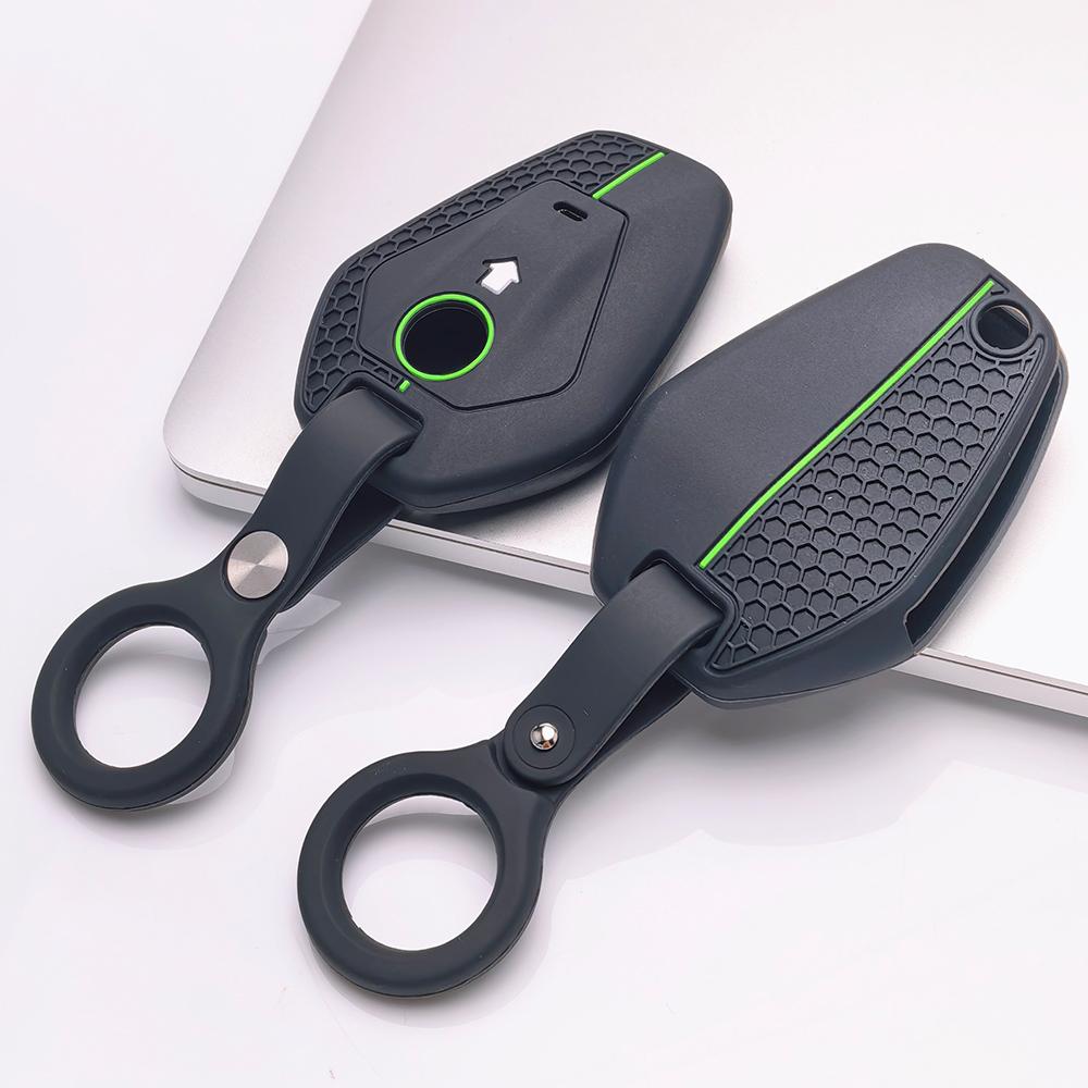Key Fob Cover for BMW R1250GS R1200GS Motorrad F850GS F750GS K1600B K1600GT K1600GTL with Keychain Anti-Scratch Surface Shockproof Structure