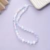 Dazzle Color Heart Beaded Cellphone Case Chain Women Girls Acrylic Mobile Phone Hanging Cord For Fashion Lanyard Strap Jewelry