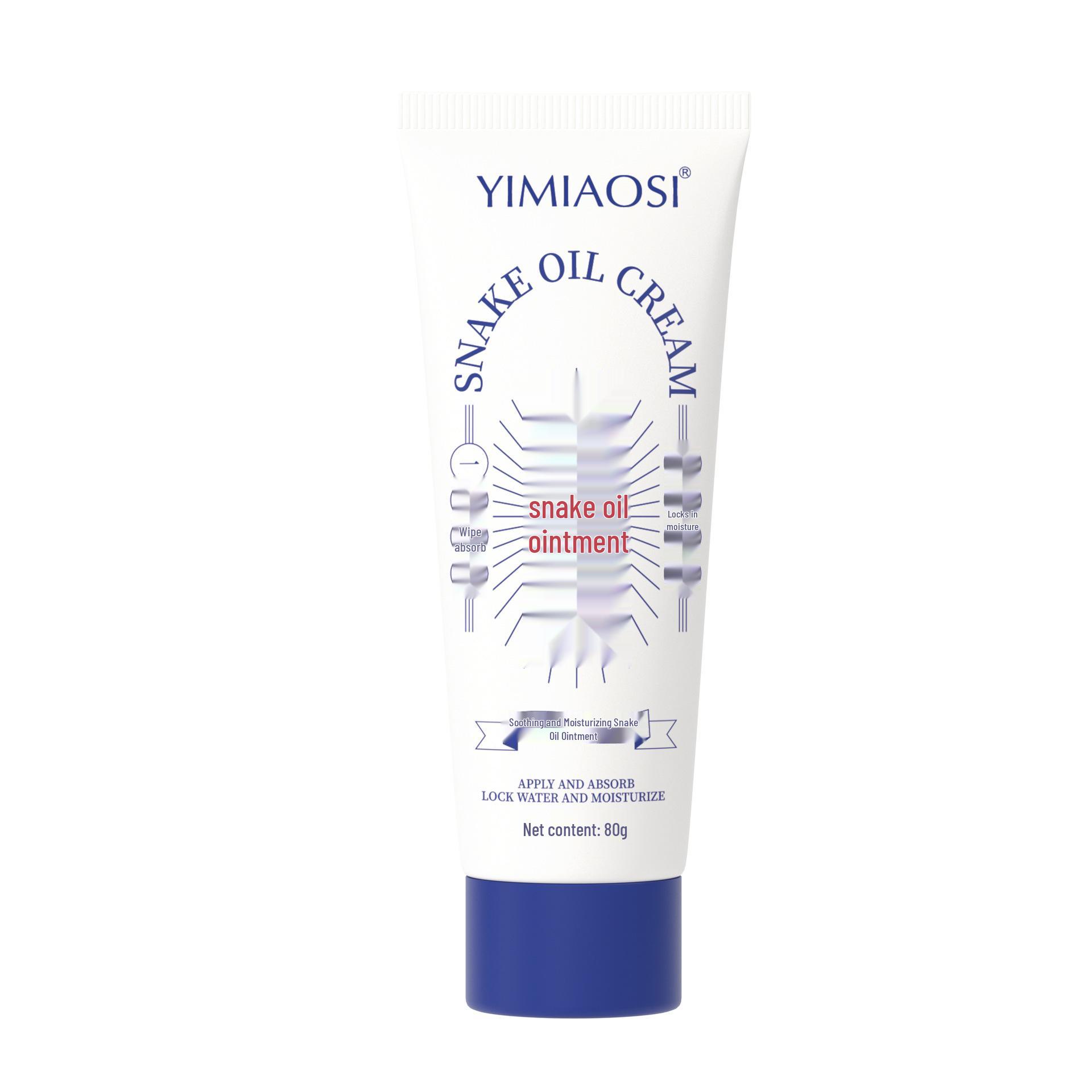 YIMIAOSI 80g Snake Oil Hand Cream: Refreshing, Non-Greasy, Hydrating, Moisturizing, Nourishing, and Soothing.
