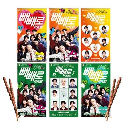 Stray Kids × Pepero – Almond / Crunky Edition  Limited Collaboration