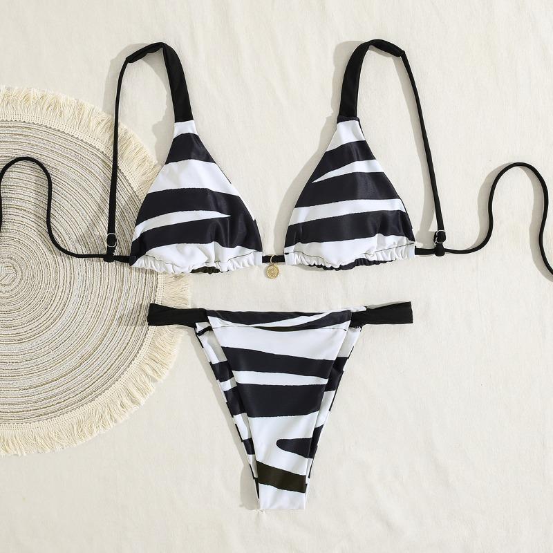 New Fashion Printed Swimsuit Seaside Sexy Split Swimsuit Bikini Bikini Women
