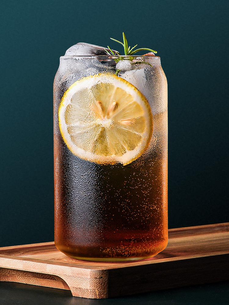 Comfortable Home Life Clear 473Ml 480Ml 500Ml 16Oz Glass Cold Drink Cup Cola Cup Cola Can Tumbler Without Lid And Straw