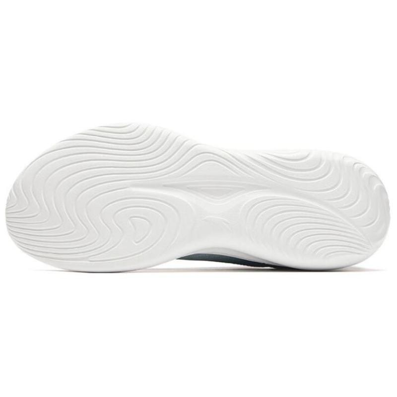 Anta Breathable And Lightweight Low top Casual Running Shoes Men's White Black Blue Sneakers