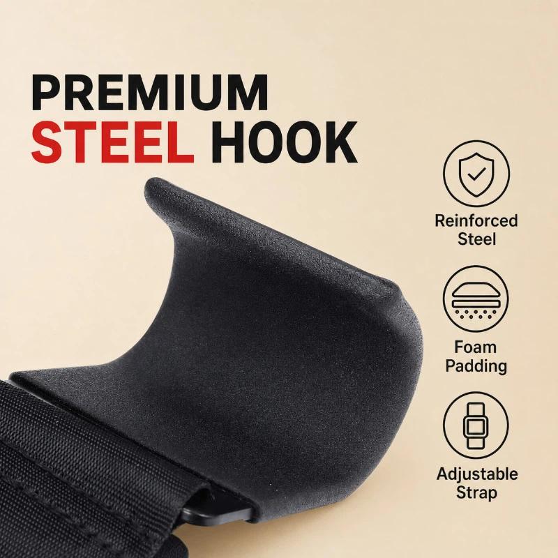 Pull Up Assist Wrist Hook Non Slip Grip For Weight Lifting Gym Training Tool Pull-Up Assist Hook For The Hanging Bar Wrist Guard