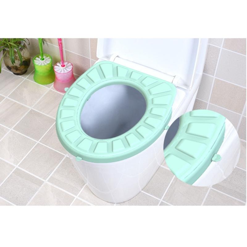 Silicone Toilet Seat Cover Decorative Mat Cover Pad Cushion Decoration for Home Toilet Seat Protective Mat Supplies
