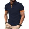 Men's Short Sleeve Polo Shirt, Slim Fit Casual Top, Comfortable & Stylish for Daily Wear