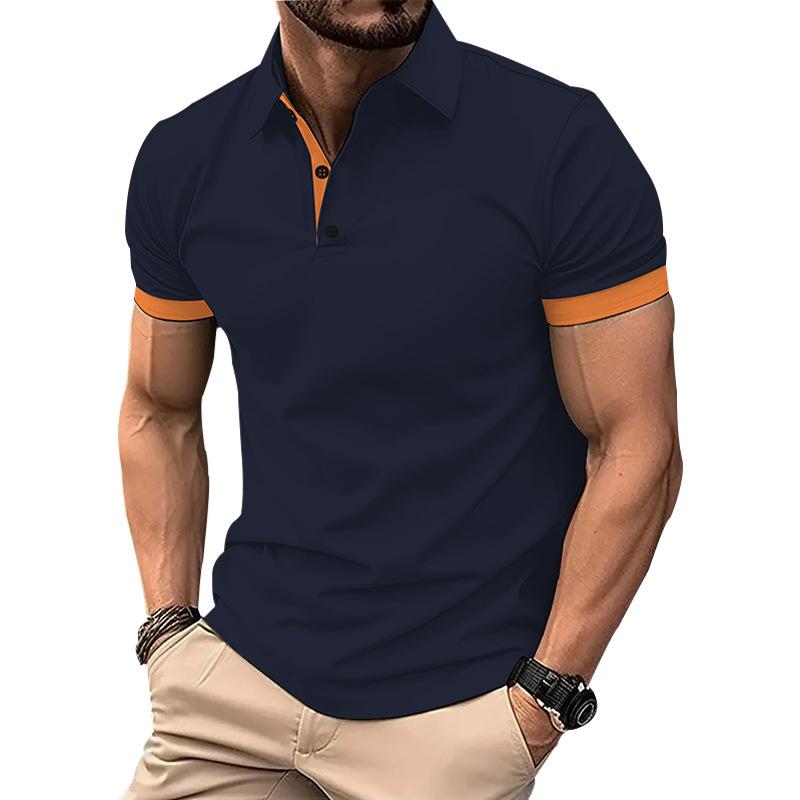 Men's Short Sleeve Polo Shirt, Slim Fit Casual Top, Comfortable & Stylish for Daily Wear
