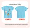 Girls' Floral Embroidery Cotton T-shirt - European & American Style, Summer Sportswear Pullover