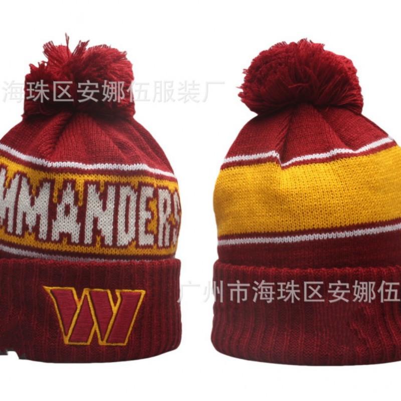2026 Rugby Baseball Embroidered Beanie Men Women Warm Knit Hat