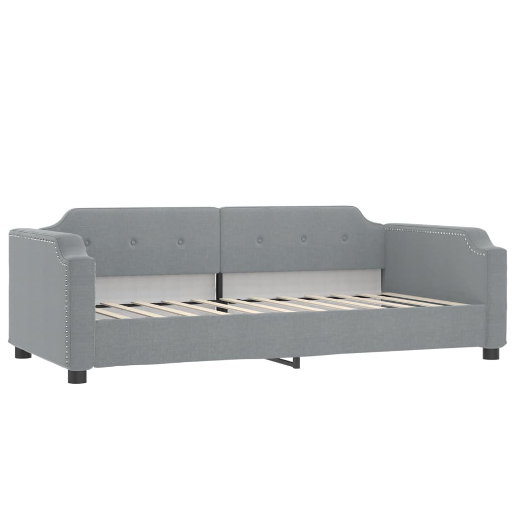 Vidaxl Sofa Rozsuwana, Jasnoszara, 90X200 Cm, Tkanina