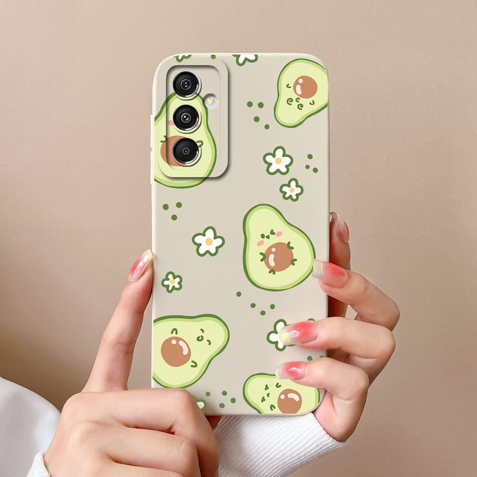 Cute Case For Samsung Galaxy A15 Funny Full Protection Soft Liquid Silicone Anti Choc Phone Cover For Samsung A15 A 15 Fundas