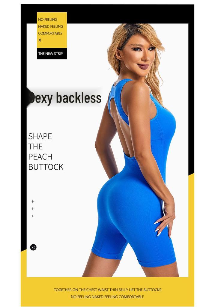 Tuta Jumpsuit con Reggiseno Sportivo Monopezzo da Donna: Vestibilità Comoda con Imbottiture sul Petto, Sollevamento Glutei e Schiena Bella per Yoga e Fitness