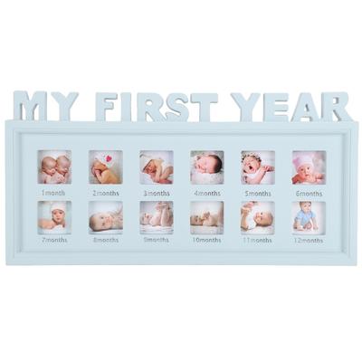 Photo Frame NewBorn Baby Picture Souvenir My First Year Memory Special Gift for Room Wall