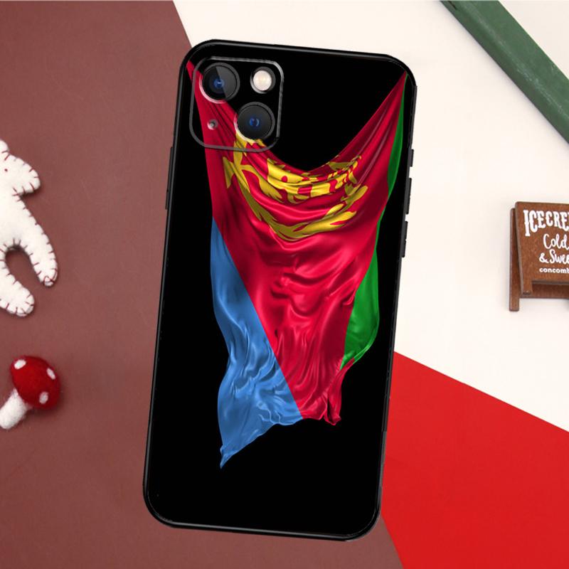 Eritrea Flag Case For iPhone 15 Pro Max 14 13 12 11 16 17 Pro Max mini 15 16 Plus 16e 17 Air Back Cover