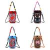 Nylon Cute Cat Shoulder Bag With Striped Design For Daily Casual Use