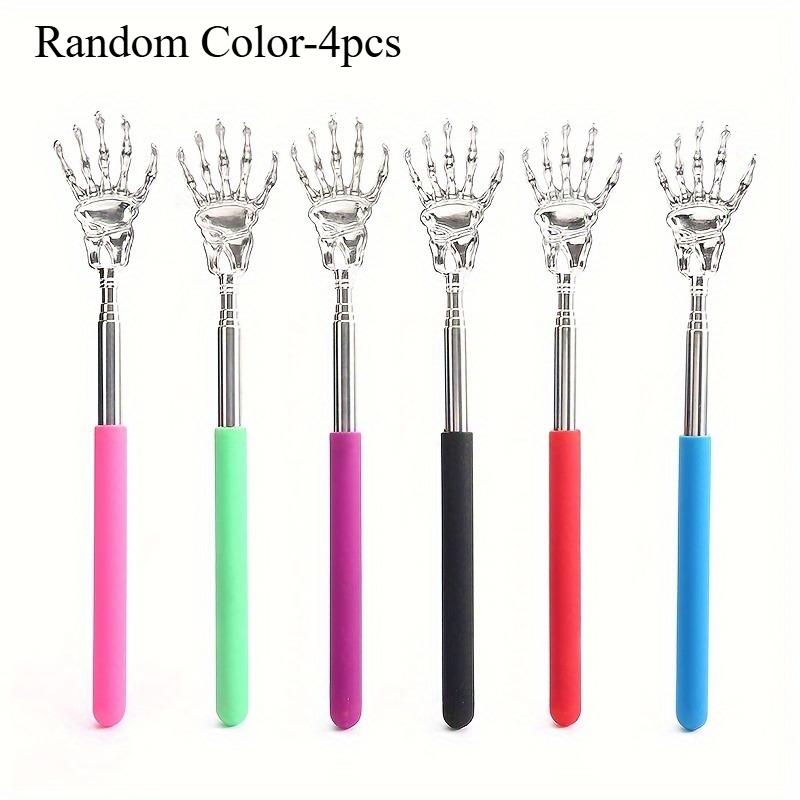 Stainless Steel Telescopic Back Scratcher Adjustable Length Durable Easy To Carry Itching Shoulders and Body Manual Scratcher