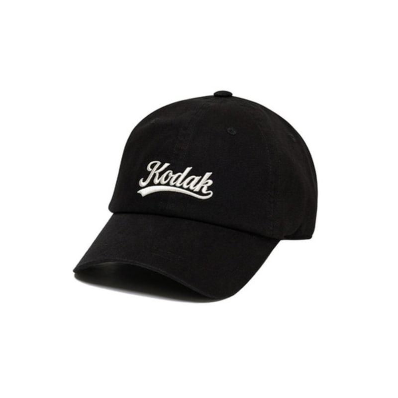 

KODAK Apparel 25SS Lettering Relaxed Fit Ball Cap BLACK ML