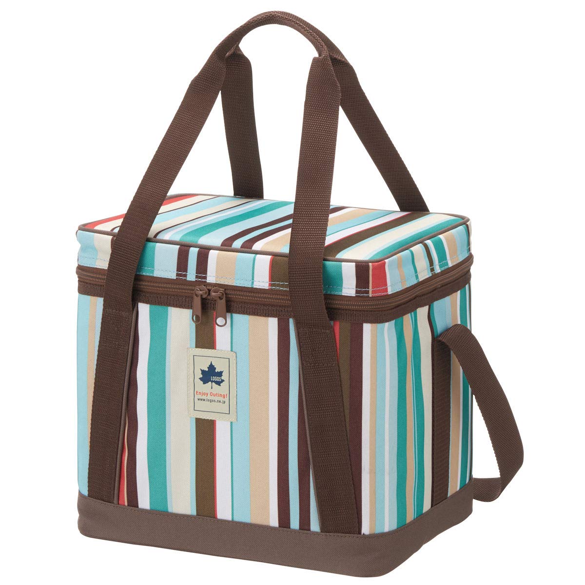 LOGOS Design Cooler 15 Foldable Cooler Box (Blue Stripe) 81670715,