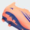 Adidas Junior F50 Club FXG Futebol Meninos e Tamanhos Branco Beam Tamanho Travas, Meninas, 17-24.5cm, Unissex, NIL90, Laranja/Azul Claro/Calçado (JI0027), 21,0 cm