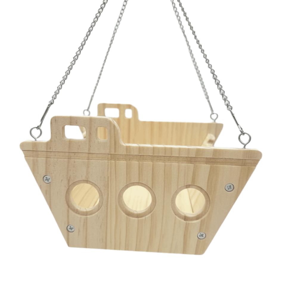 Bite Resistant Hamster Swing Toys Durable Cockatiel Swing Ladder Parrot Hanging Bed Training