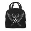 Custom Hairdresser Angel Cutting Insulated Lunch Bag for Women Waterproof Barber Hairstylist Thermal Cooler Bento Box Travel