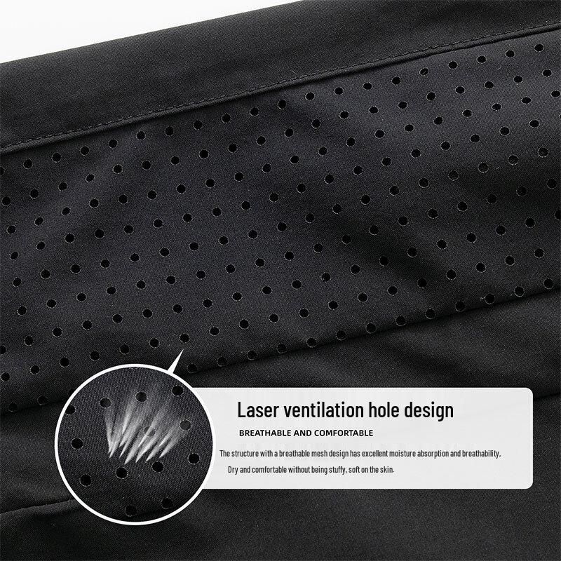 Romon Men's Quick-Dry Ice Silk Shorts