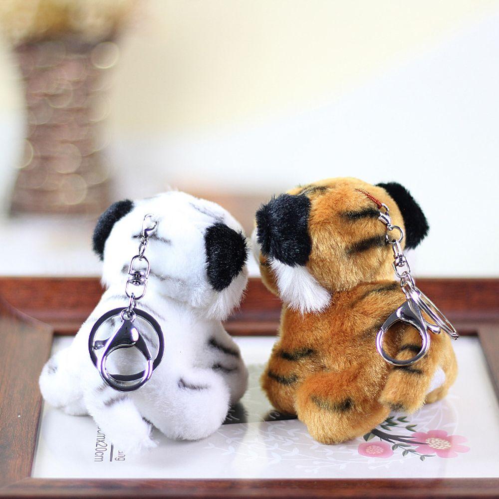 New Year Bag Hanging Ornament Stuffed Toys Car Plush Keyring Tiger Plush Keychain Plush Pendant