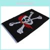 Jolly Roger Flaga Samochodowa Piracka Poliestrowa Dekoracja Halloweenowa Dla Entuzjastów Pojazdów