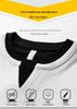 Trendy 2026 Men's Jacquard Sportswear Set: Faux Two-Piece T-Shirt & Shorts