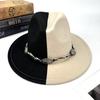 European And Americanretro Trend Metal Performance Top Hat Fashion Autumn And Winter Jazz Hat Versatile Western Denim Hat