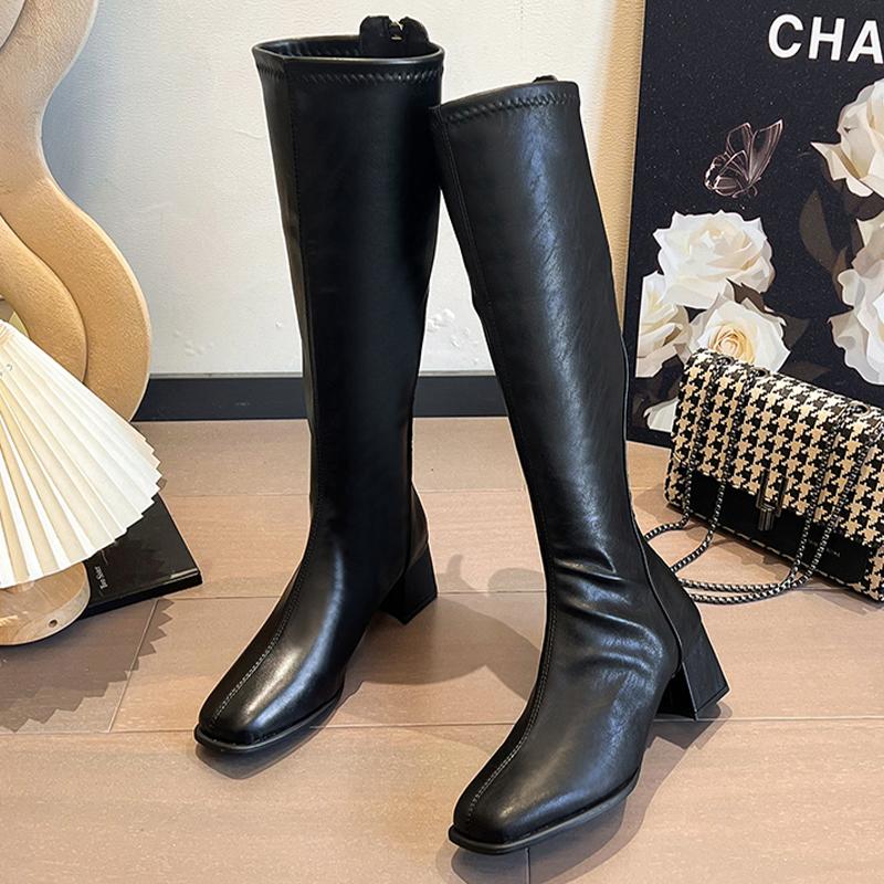 

Жіночі високі чоботи Сексуальні високі підбори Модне взуття Масивні зимові черевики челсі Дизайнерські нові туфлі Чоботи до коліна Жіночі 42