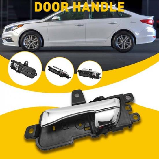Driver Side Interior Door Handle Pull Front Fit Hyundai Rear 2011-2015 Sonata