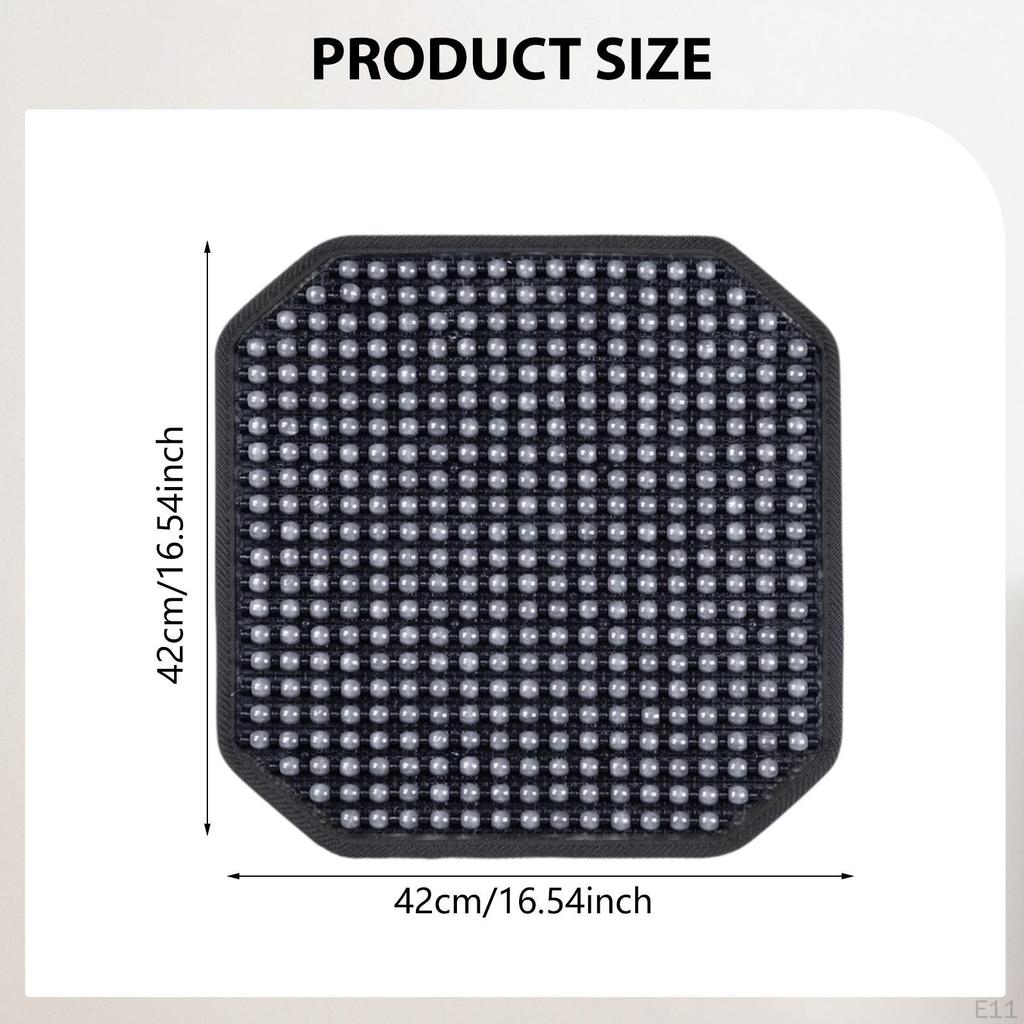 Cooling Pad Massage Seat Beaded Cover for Sedan