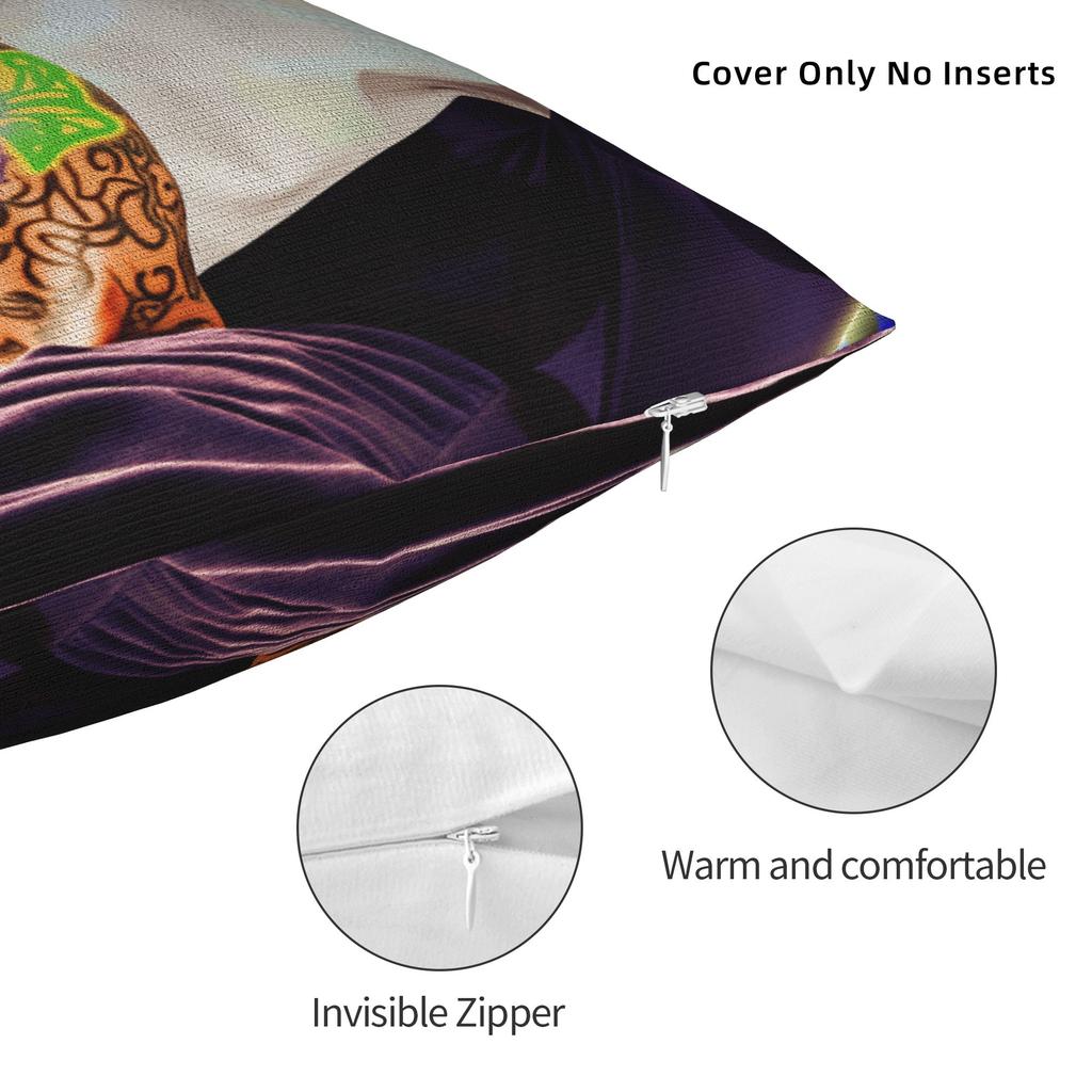 Pillow Cover B-Brown Breezy Bowl XX Funny Pillow Case For Sofa Home Decoration Pillowcases