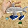 1 Piece Animals Stuffed Figure Tralalero Tralala Shark Doll Keychain Anime Tung Tung Sahur Plush Pendant Toys Birthday Xmas Gift