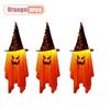 1-5PCS Glowing Pumpkin Wizard Hanging Decoration for Kids Halloween Costume Prop European Window Display Ghost Festival Light